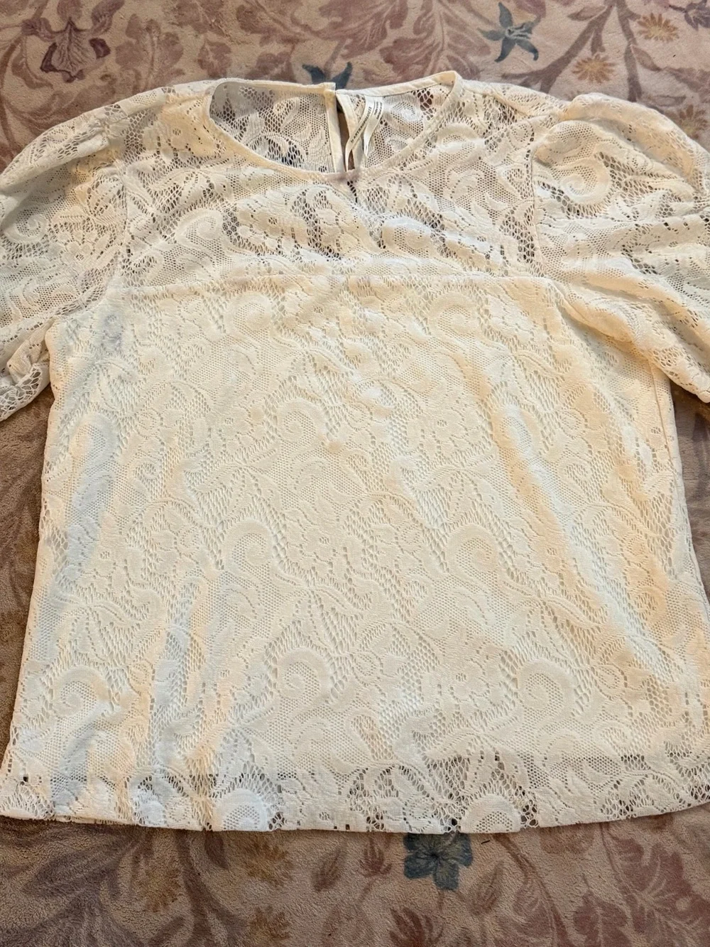 Anthropologie Puff Sleeve Top